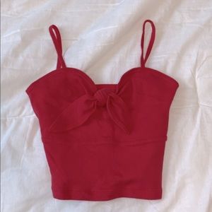 aesthetic red tank top❤️